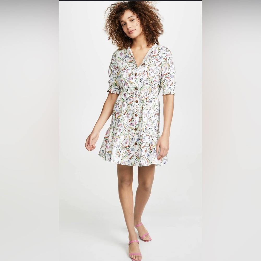 EUC Saloni Billie C Floral Dress